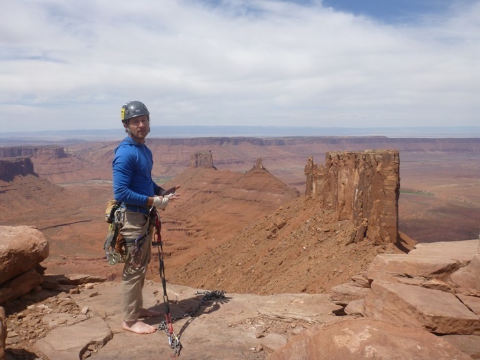 Moab Tower Climbing Tour - Castleton Tower Climbing | Moab Cliffs ...