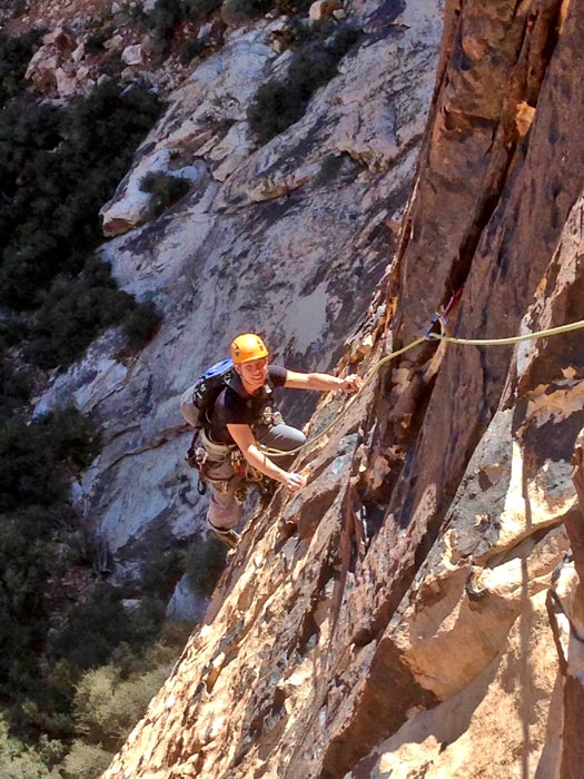 Rock Climbing at Red Rock Canyon, Nevada